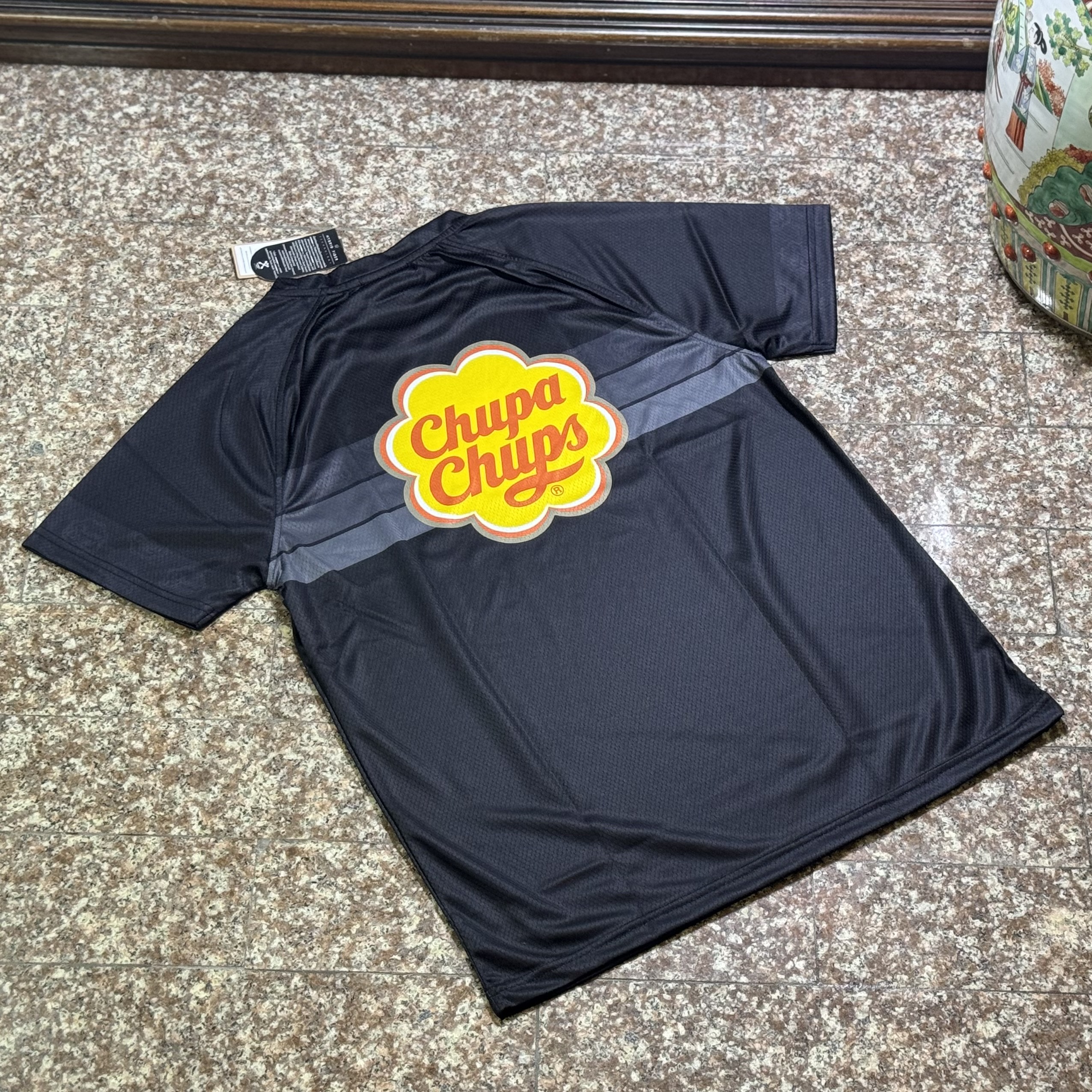 เสื้อวิ่ง NoxNox X Chupa Chups Running Shirt ‘LIMITED’ AllBlack (S,M)