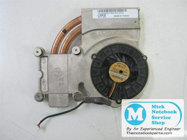 MT01871 พัดลมและฮีทซิงค์ระบายความร้อนโน้ตบุ๊ค Dell Inspiron 5150 - ATDW006T000 Cooling Fan & Heatsink (มือสอง) 2