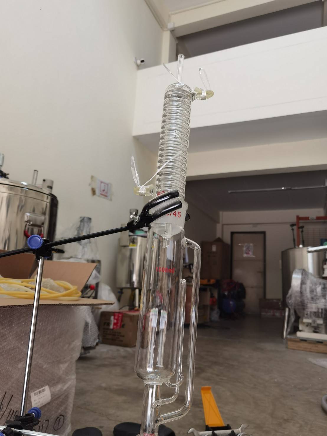 🌈HCH-01 เครื่องสกัดในห้องแล็บ สกัดน้ำมันหอมระเหย เครื่องกลั่นแก้ว เครื่องควบคุมความร้อนไฟฟ้า