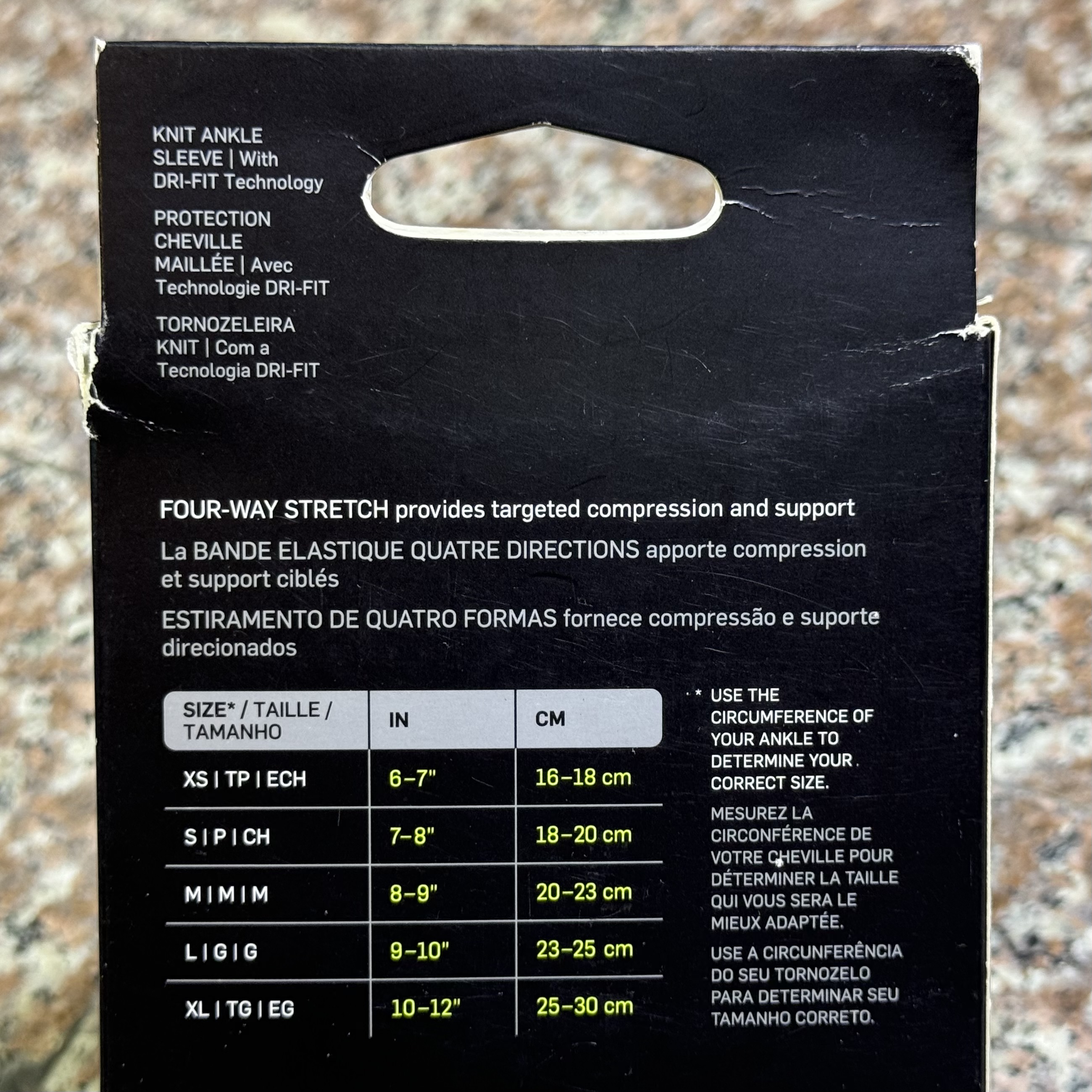 ซัพพอร์ตข้อเท้า Nike Pro Knit Ankle Supporter (S)