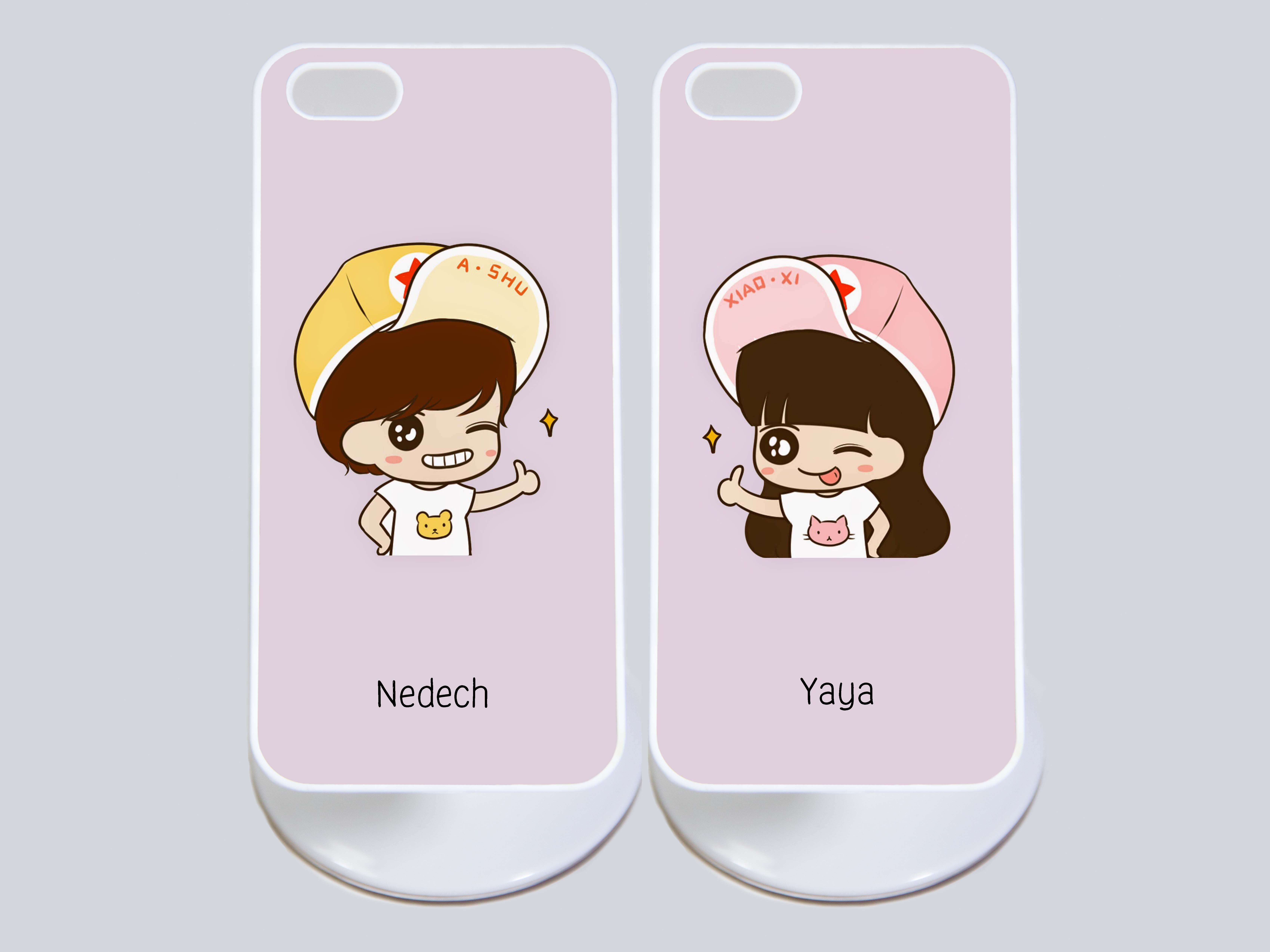เคสคู่ ลายการ์ตูน