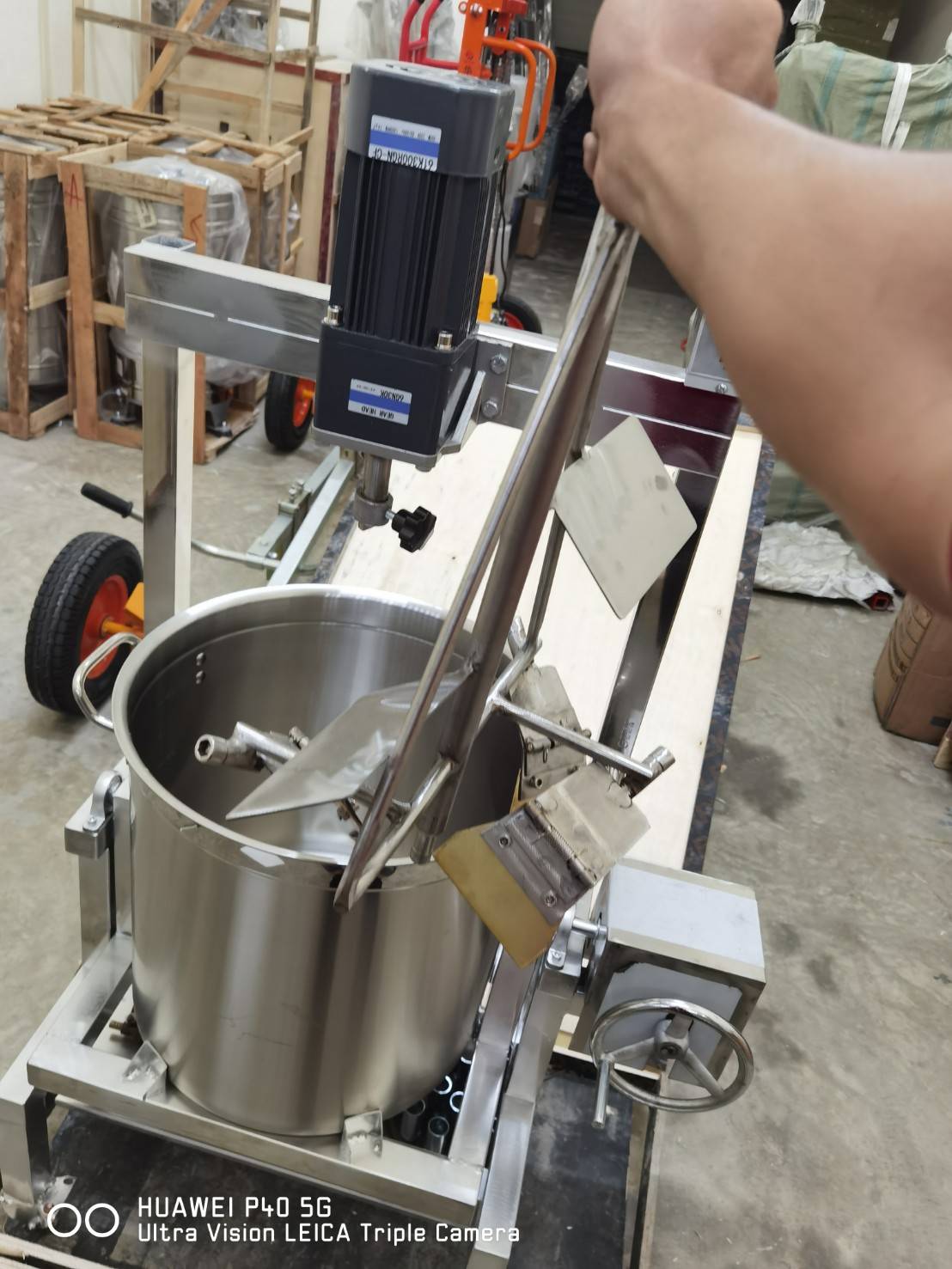 หม้อกวนทำอาหารอัตโนมัติ ใช้งานสะดวก หม้อต้มกวนซอส พริก น้ำมัน น้ำซุป XTM-01