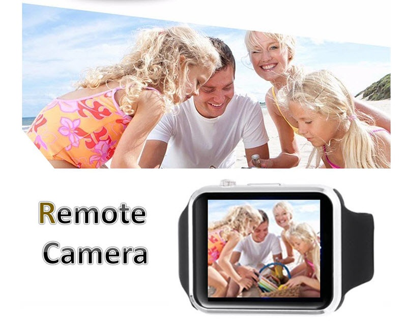 นาฬิกาโทรศัพท์ Smart Watch A1/W8/G08 รองรับภาษาไทย - สีดำ