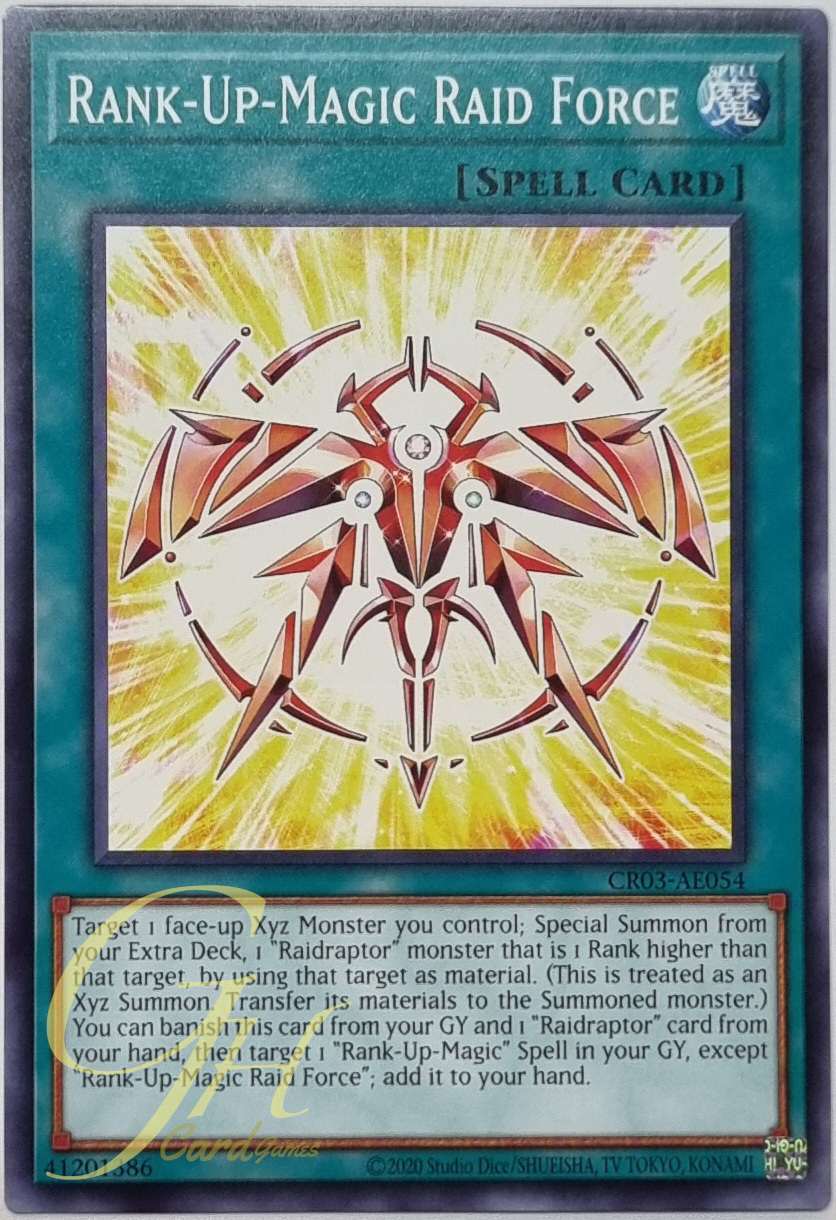 Yugioh [CR03-AE054] Rank-Up-Magic Raid Force (Common)