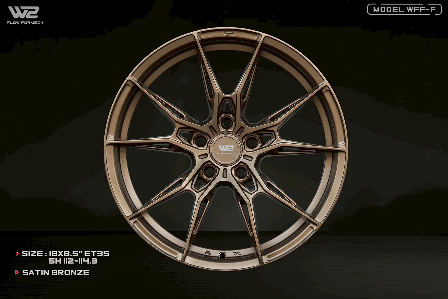 ล้อW2 WFF-F ขอบ 18 5/108 JAECOO