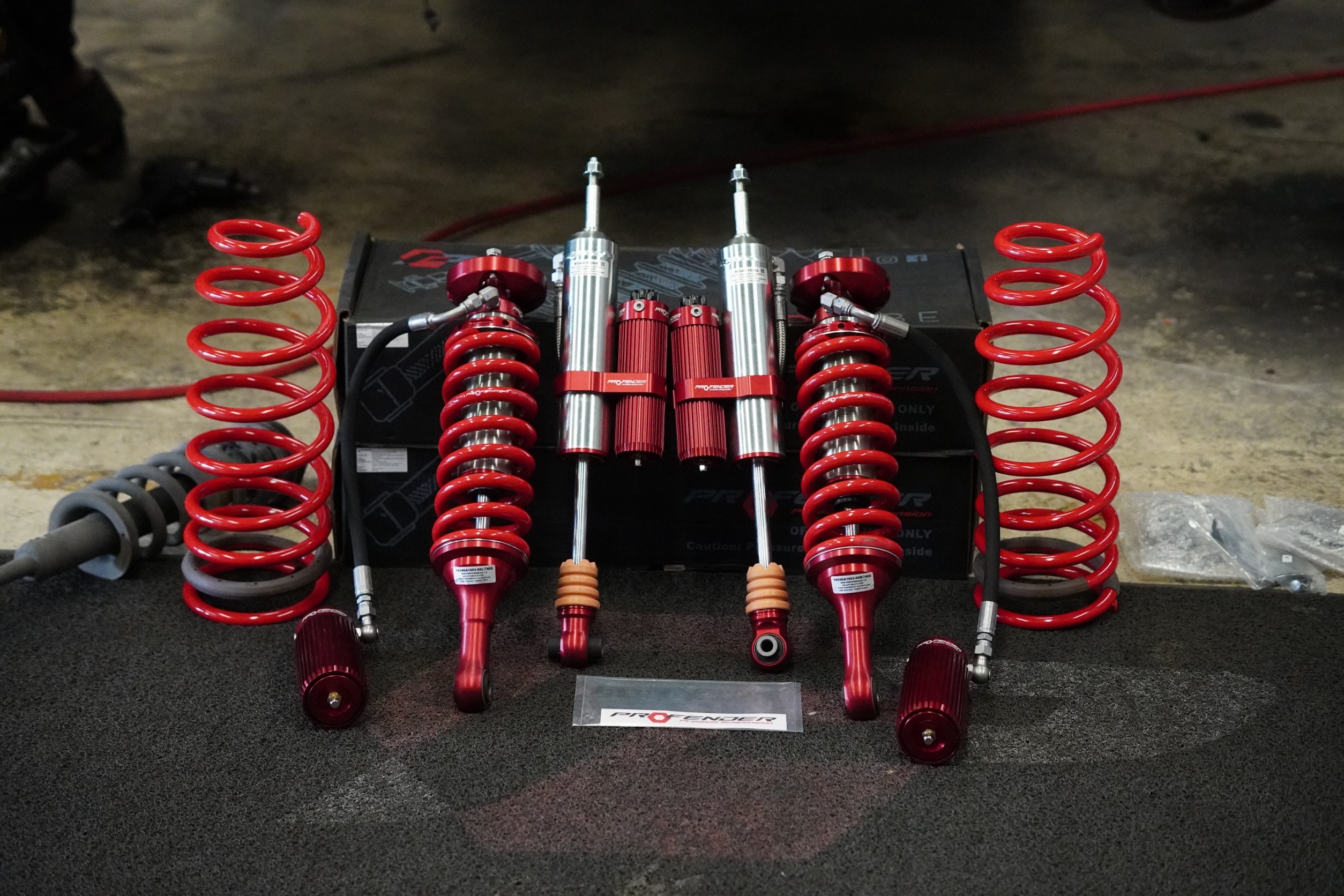 โช๊คอัพ PROFENDER OEM2.5 ใส่ FORD EVEREST ที่ STEP9