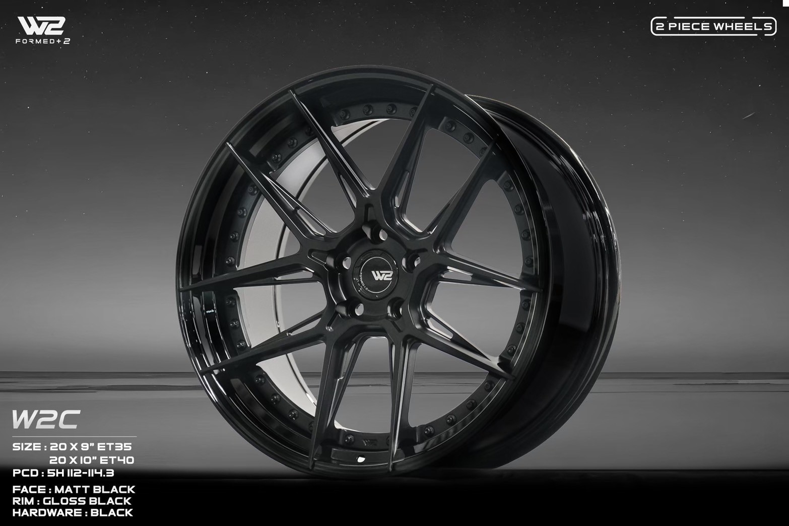 ล้อแท้ W2C ล้อ2ชิ้นขอบ20 ชุดละ 66,000 บาท ที่ STEP9