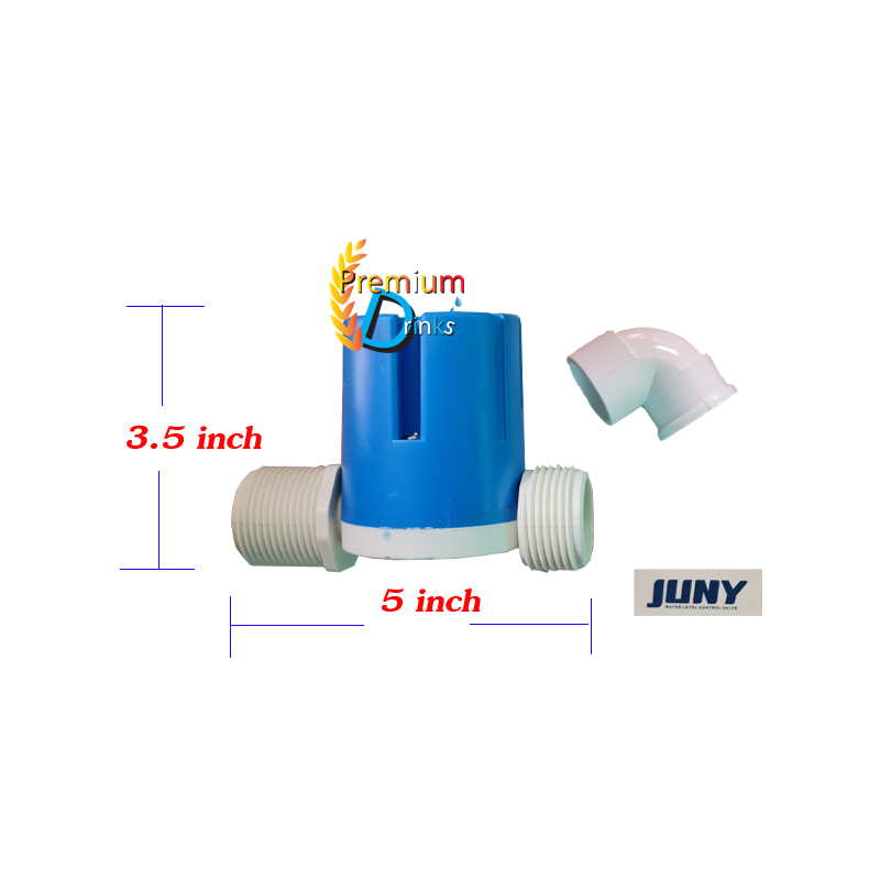 ลูกลอยตัดน้ำเต็ม แนวนอน 1 หุน ยี่ห้อ JUNY