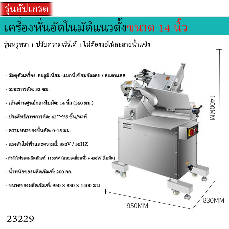 เครื่องหั่นเนื้ออัตโนมัติ/กึ่งอัตโนมัติ รุ่นยอดนิยม
