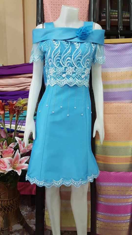 แซคผ้าไหมแพรทิพย์กับผ้าฝ้าย สไตล์หรู