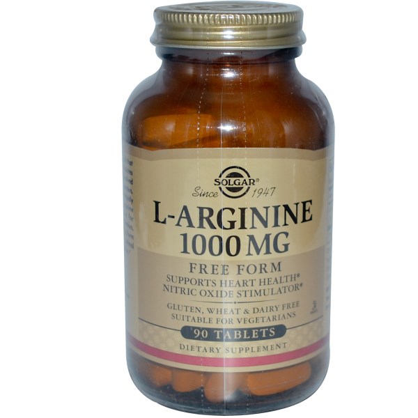 Solgar, L-Arginine, 1000 mg, 90 Tablets