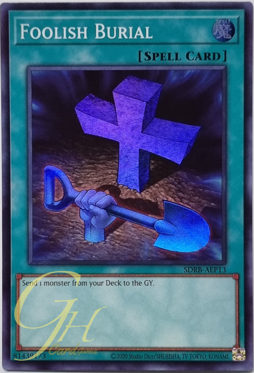 Yugioh [SDRB-AEP13] Foolish Burial (Super Rare)