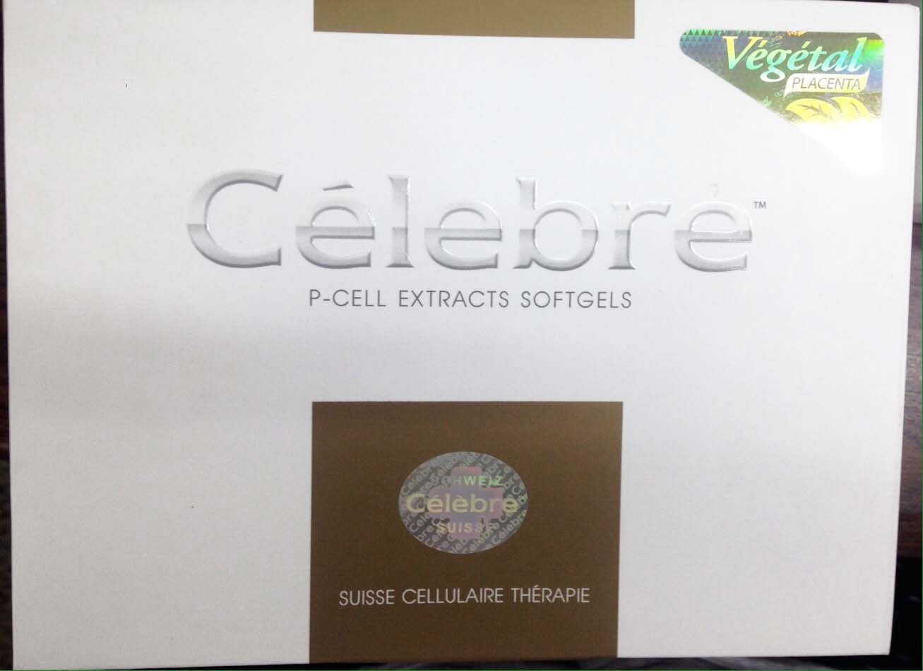PROMOTION CELEBRE VP SOFTGELS (Vegetal Placenta) รกพืชบริสุทธิ์ 30 เม็ด