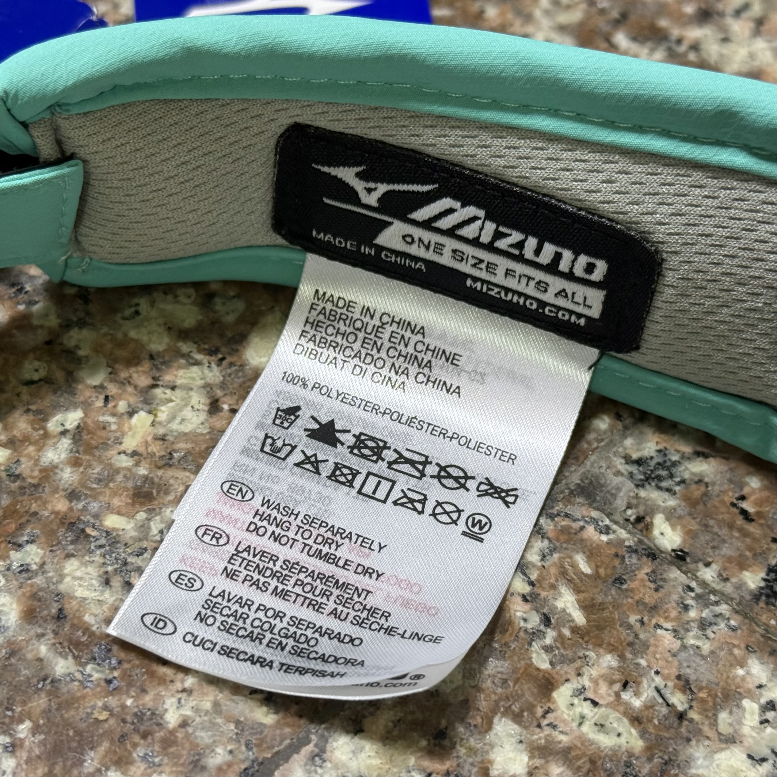 หมวกวิ่ง Mizuno DryLite Running Visor (Mint Leaf)