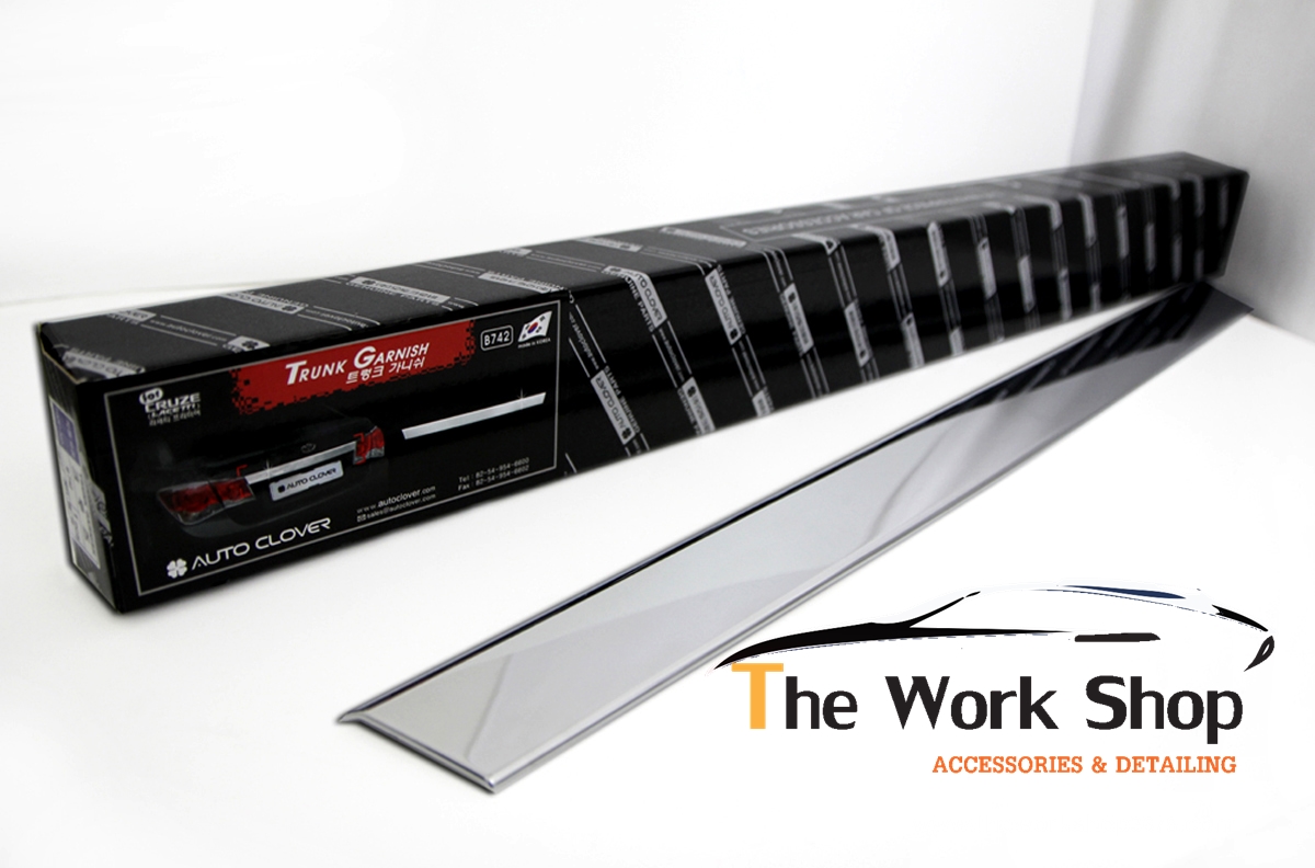 Trunk Garnish for Cruze ( ชุดโครเมี่ยมแต่งเหนือกรอบป้ายทะเบียน )