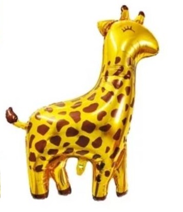 ลูกโป่งฟอยล์ยีราฟ Giraffe Foil Balloon