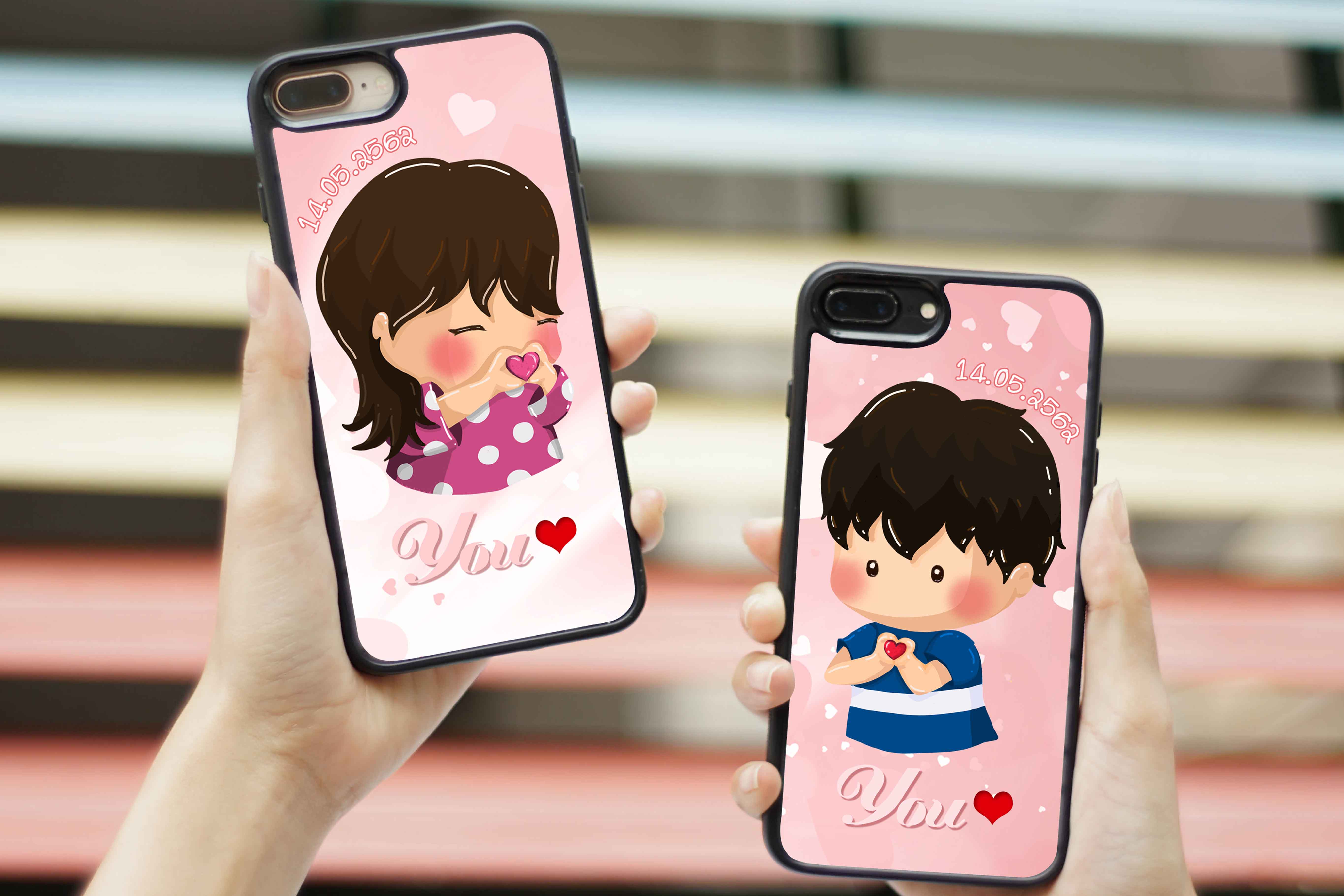 เคสสั่งทำ - ลายรูปคู่