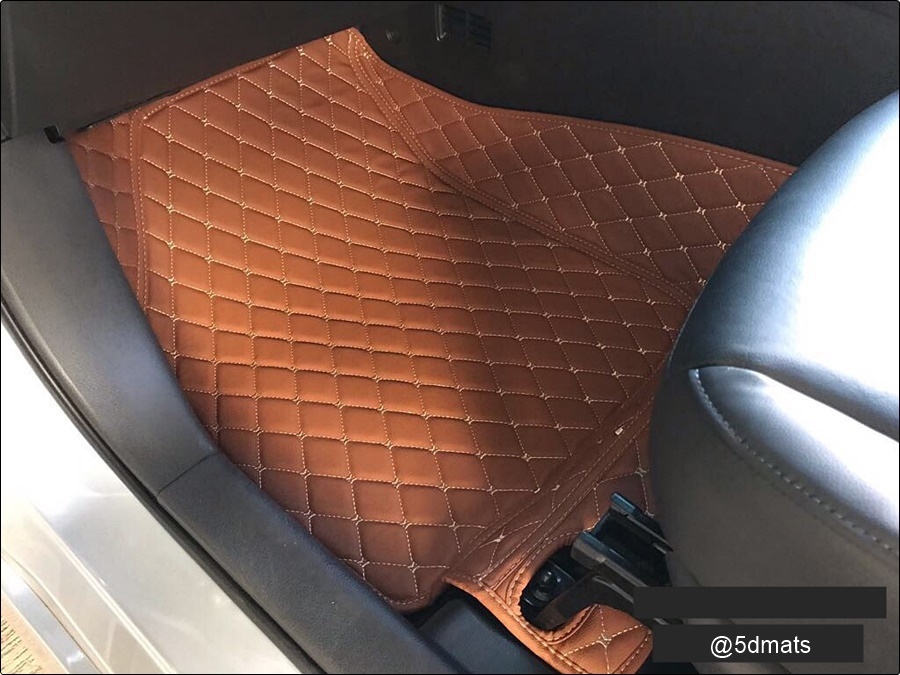 พรมปูพื้นรถยนต์6D XPANDER สีน้ำตาลอ่อน เต็มคัน