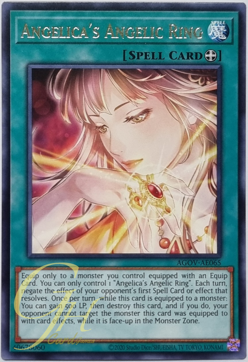 Yugioh [AGOV-AE065] Angelica's Angelic Ring (Rare)