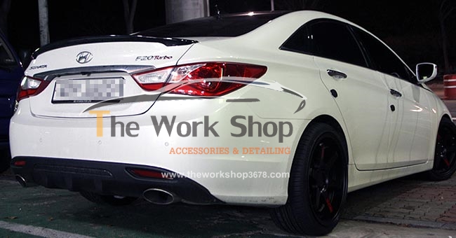 Tail Gate Spoiler - Black for Sonata ( สปอยเลอร์หลังสีดำ )