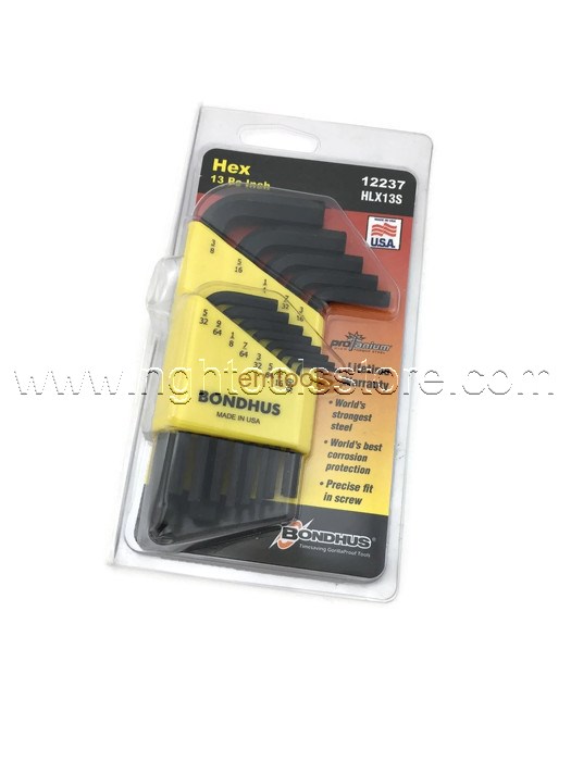 ประแจแอล สั้น รุ่น ProGuard 12237 HLX13S ยี่ห้อ BONDHUS