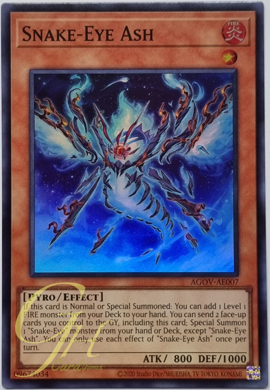 Yugioh [AGOV-AE007] Snake-Eye Exseel (Super Rare)