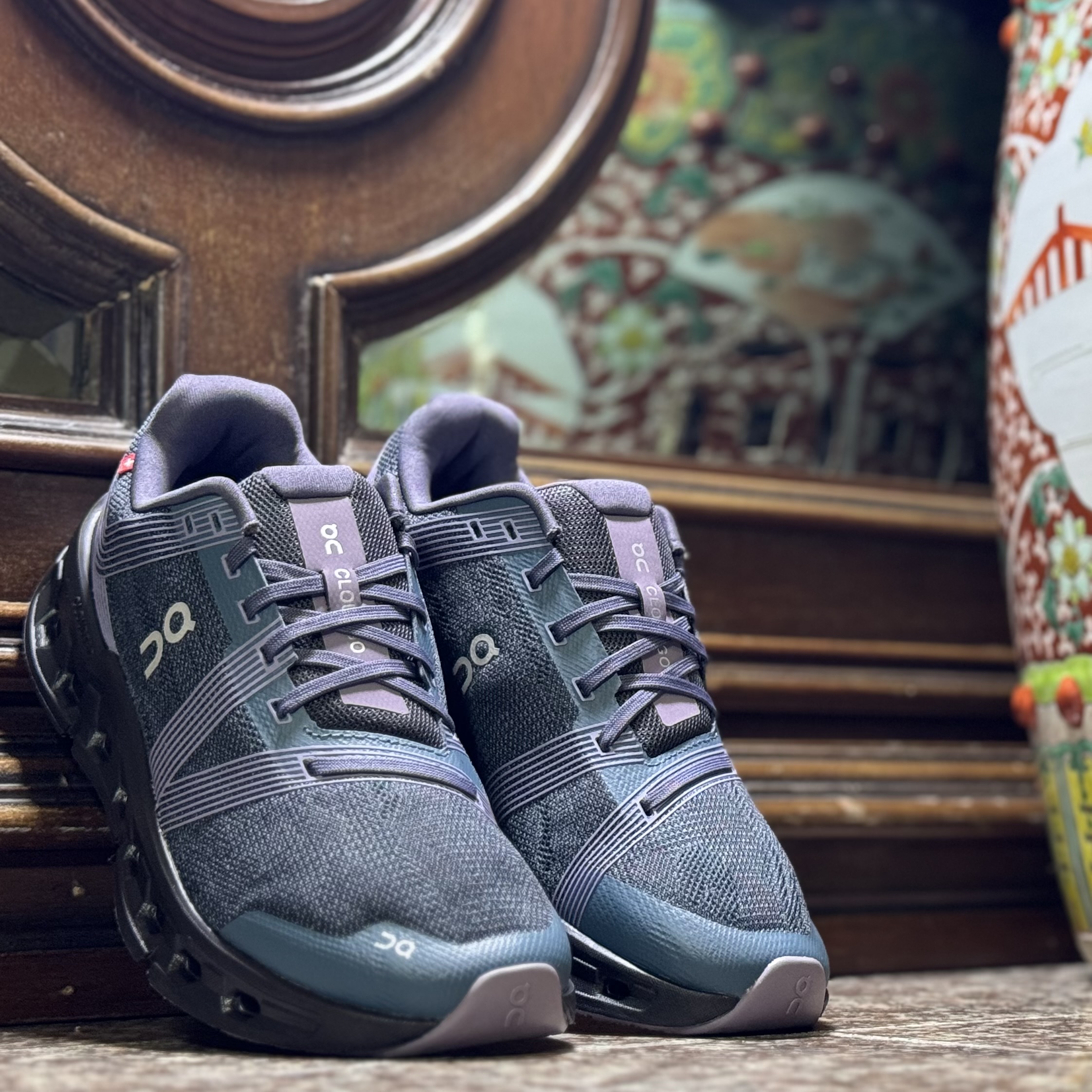 รองเท้าวิ่ง On CloudGo ‘Storm/Magnet’ #มือ2 (W8US) Women