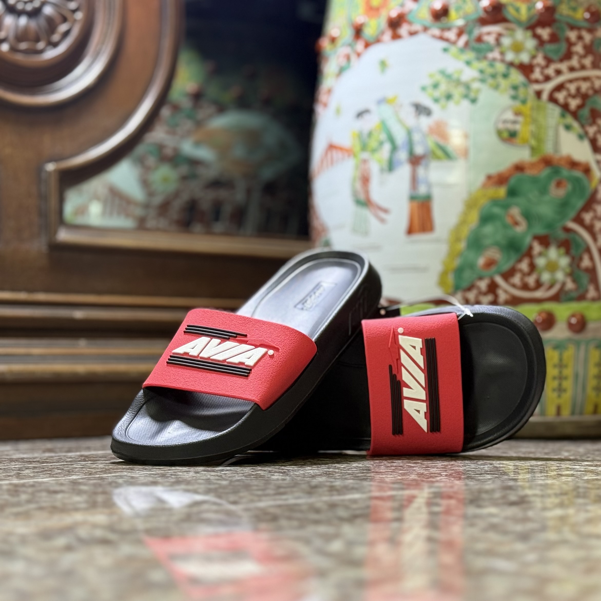 รองเท้า AVIA Primary Sandals Slide ‘RED’ (M5US/23CM)