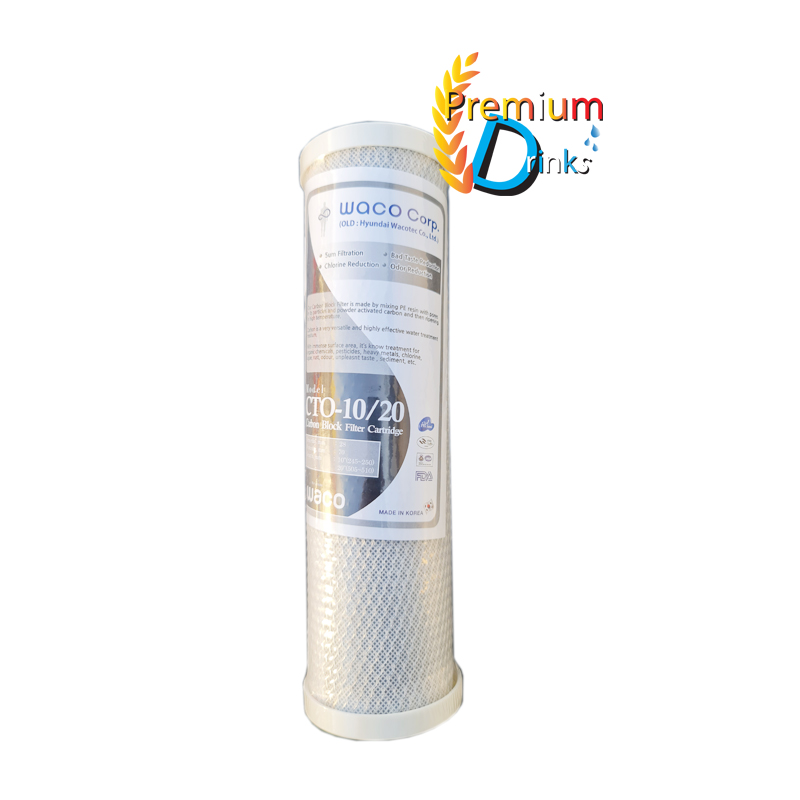 ไส้กรอง Carbon 10นิ้ว (คาร์บอน) ยี่ห้อ WACO