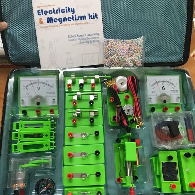 ชุดทดลองพื้นฐานทางฟิสิกส์ไฟฟ้าและแม่เหล็ก สื่อเรียนรู้ STEM (Physics Labs Basic Electricity and Magnetism Experiment kit) EUDAX