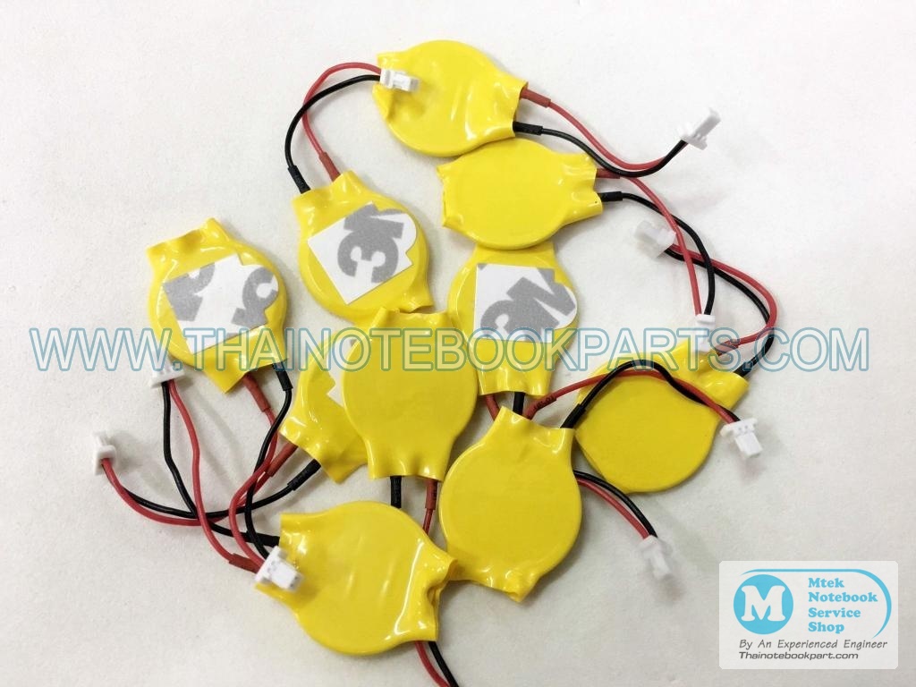 MT08261 แบตเตอรี่ CMOS Notebook CR2032, 02K6541, 02K6572 สองขั้ว (สินค้าใหม) 1