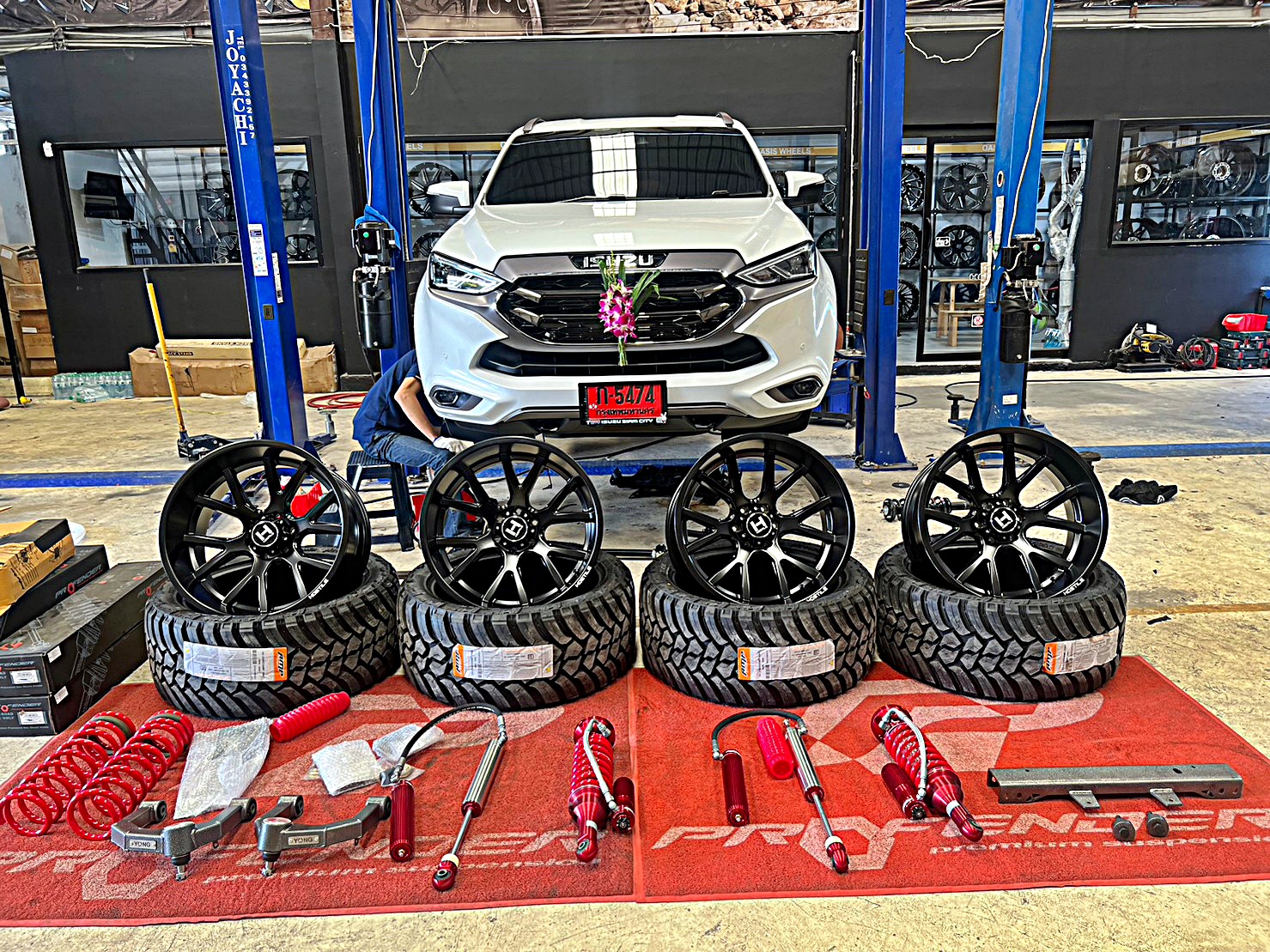 ล้อแท้ HOSTILE H113 ขอบ22 ใส่ MU-X แต่งเมกา