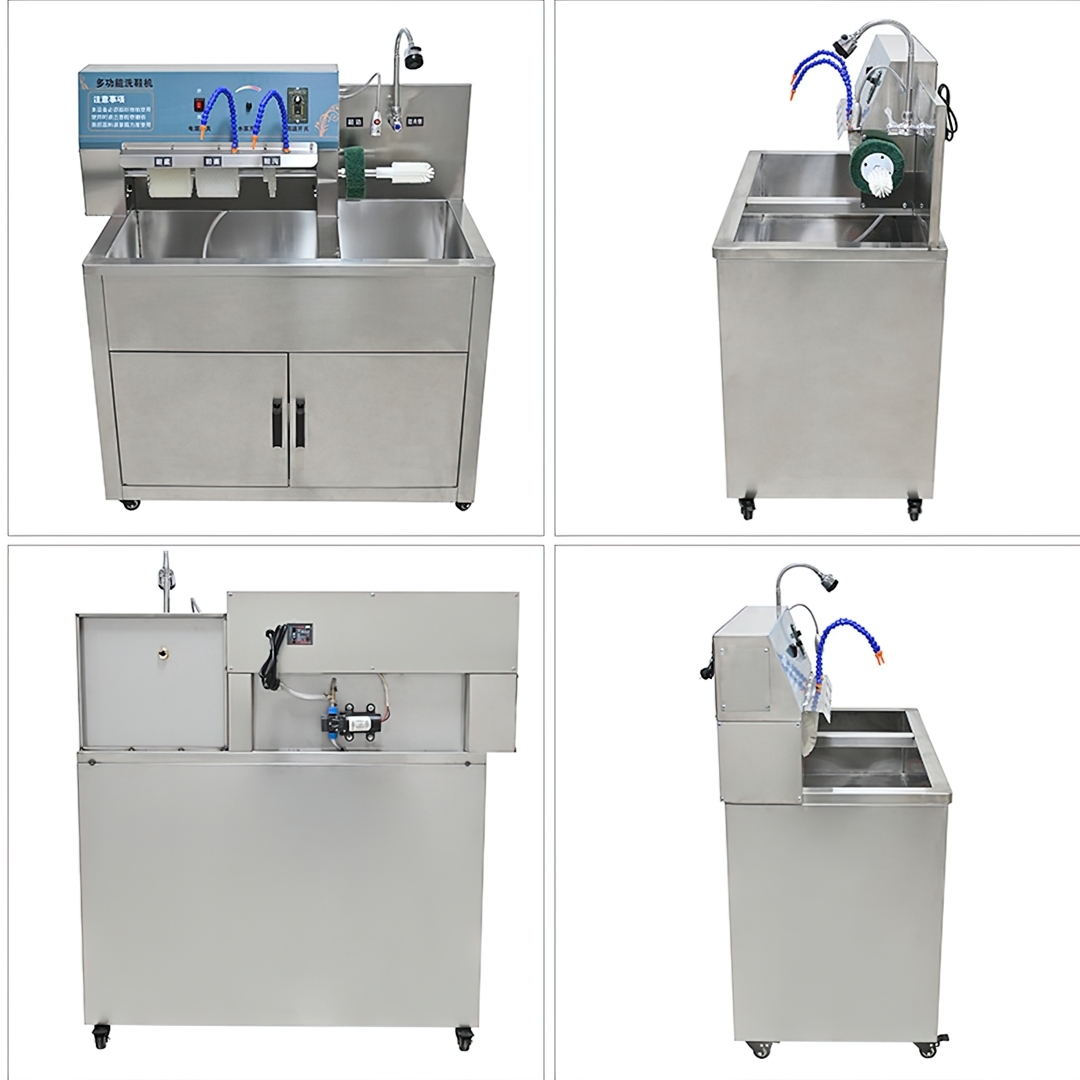 🌈15930 เครื่องทำความสะอาด ซักสิ่งสกปรกออกจากรองเท้า กึ่งอัตโนมัติ รุ่น Q-88