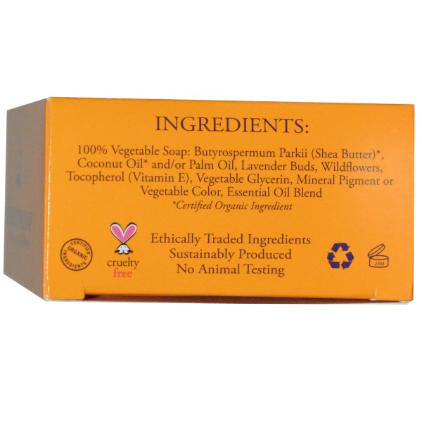 Nubian Heritage, Shea Butter Soap, With Lavender & Wildflowers, 5 oz (141 g)