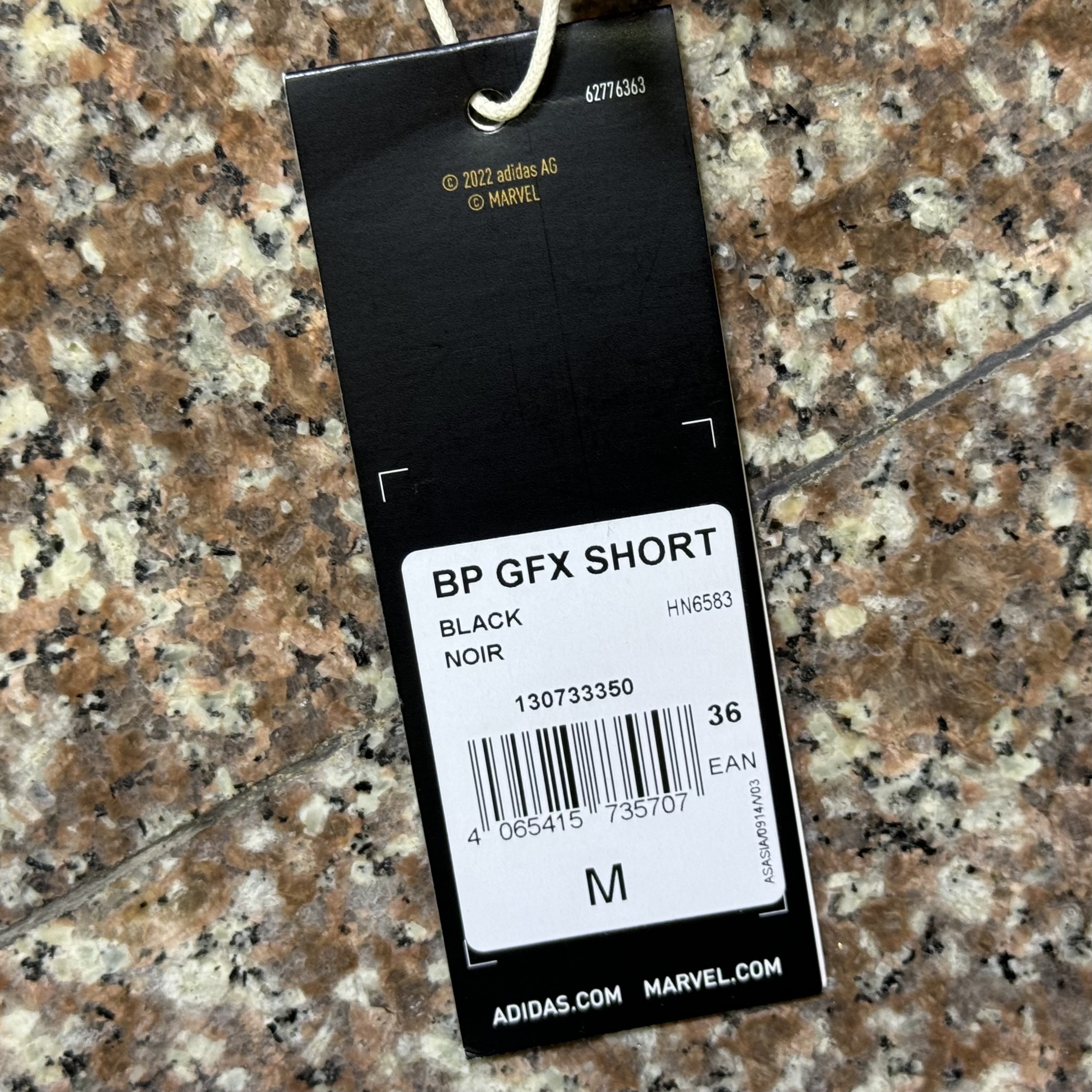 กางเกงวิ่ง Adidas X Marvel ‘Black Panther’ Graphic Shorts (S)