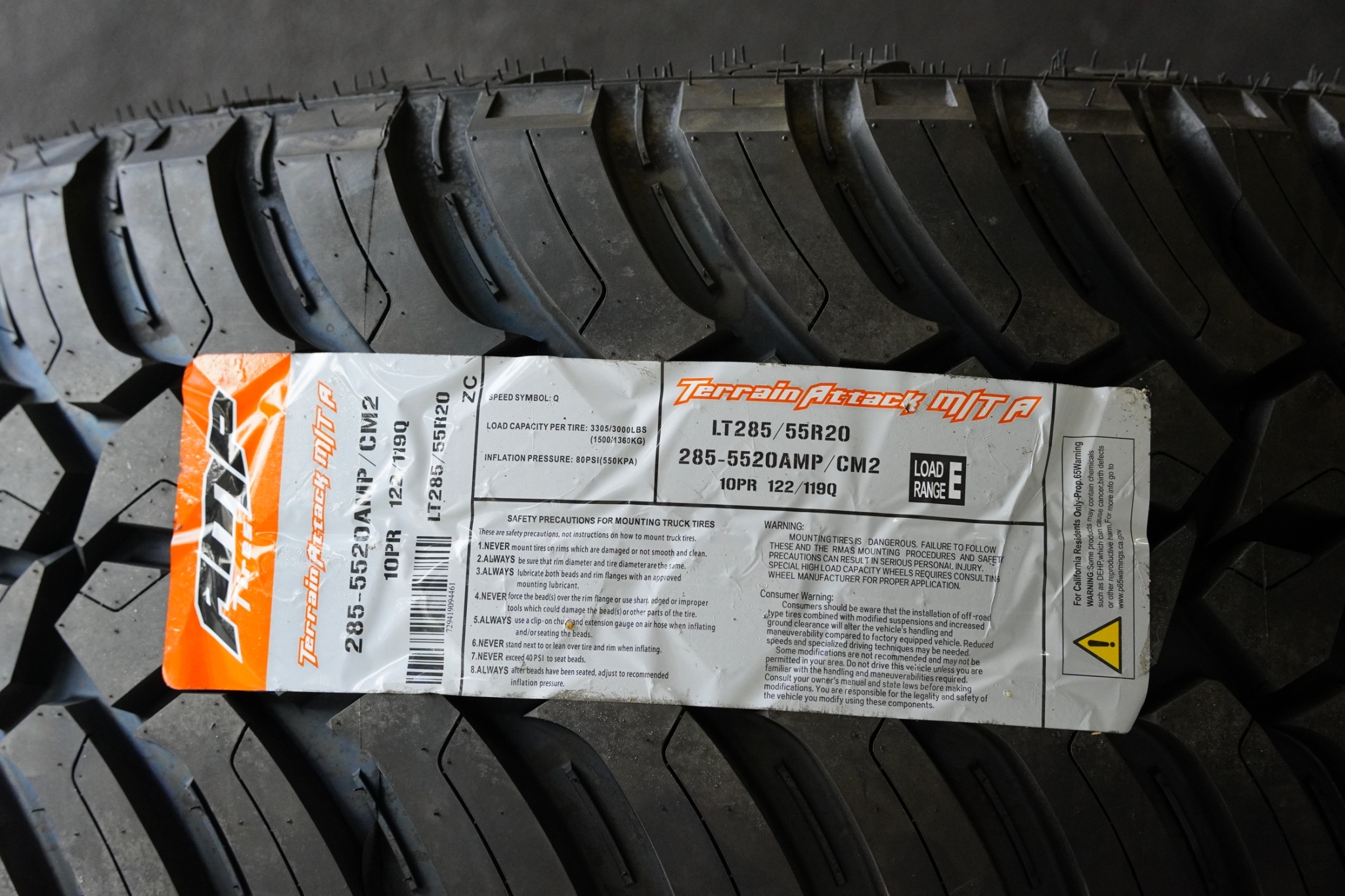 AMP MTA 285/55-20 ราคาถูกที่ STEP9 เท่านั้น