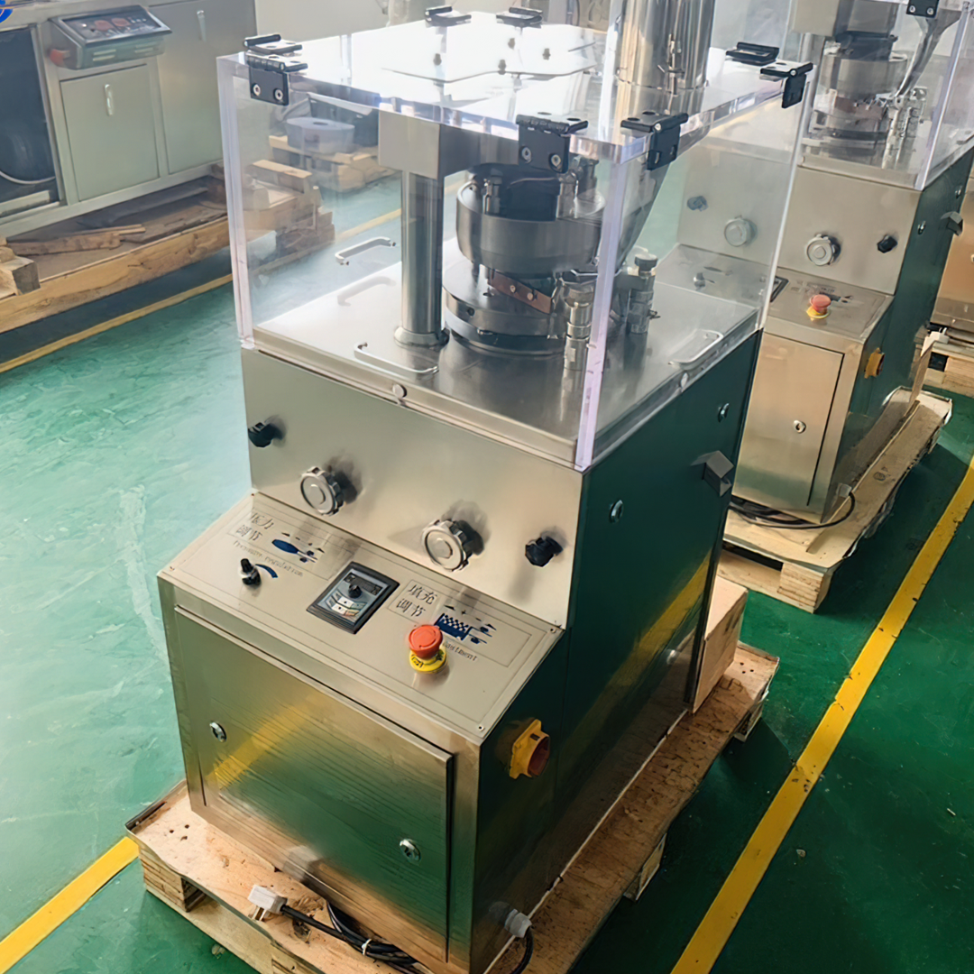 14177 เครื่องตอกเม็ดยา เครื่องผลิตเม็ดอาหารเสริม ไฟฟ้า โรตารี่ รุ่น ZP-5B 7B 9B