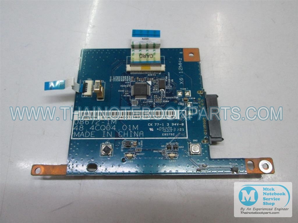 MT06561 แผงวงจร SATA HDD Connctor with Card Raeder Board โน้ตบุ๊ค Acer Aspire 4810T - 48.4CQ04.01M Notebook Other Board (มือสอง) 2