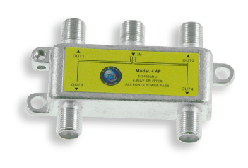 ตัวแยกสัญญาณดาวเทียม 4 ทาง