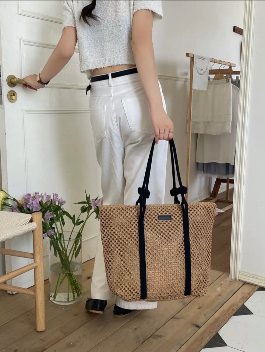 กระเป๋าสาน กระเป๋าสะพายข้าง กระเป๋ามินิมอล 🤎