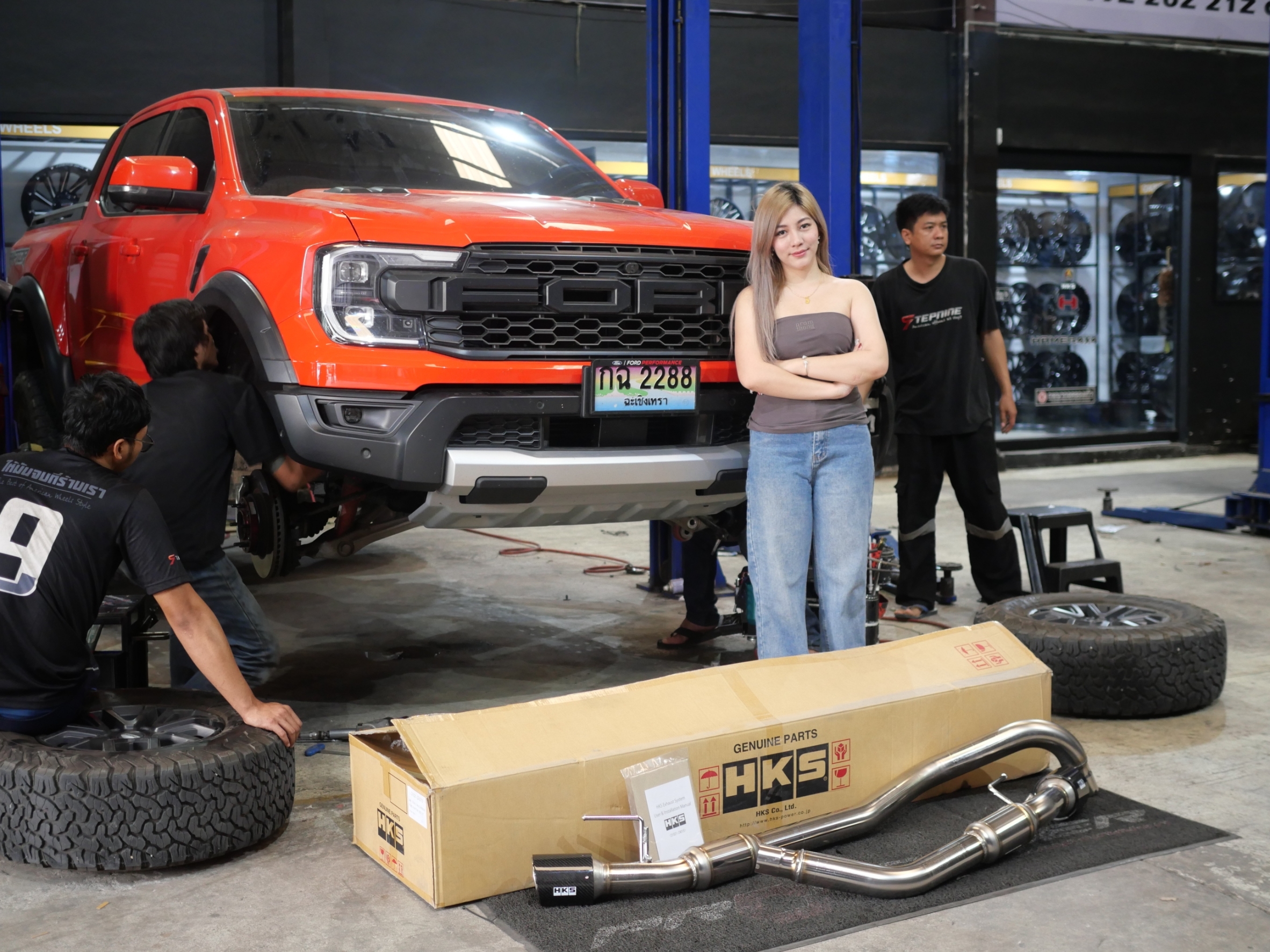 ท่อ HKS ใส่ RAPTOR V6 ของแท้ ราคาพิเศษ ที่ STEP9