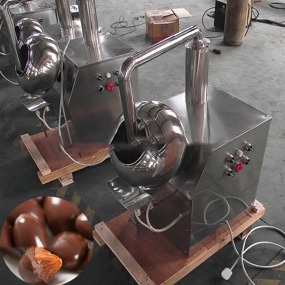 14524 เครื่องคั่ว เครื่องเคลือบเม็ดยา เมล็ด ขนม เกาลัด BY-300