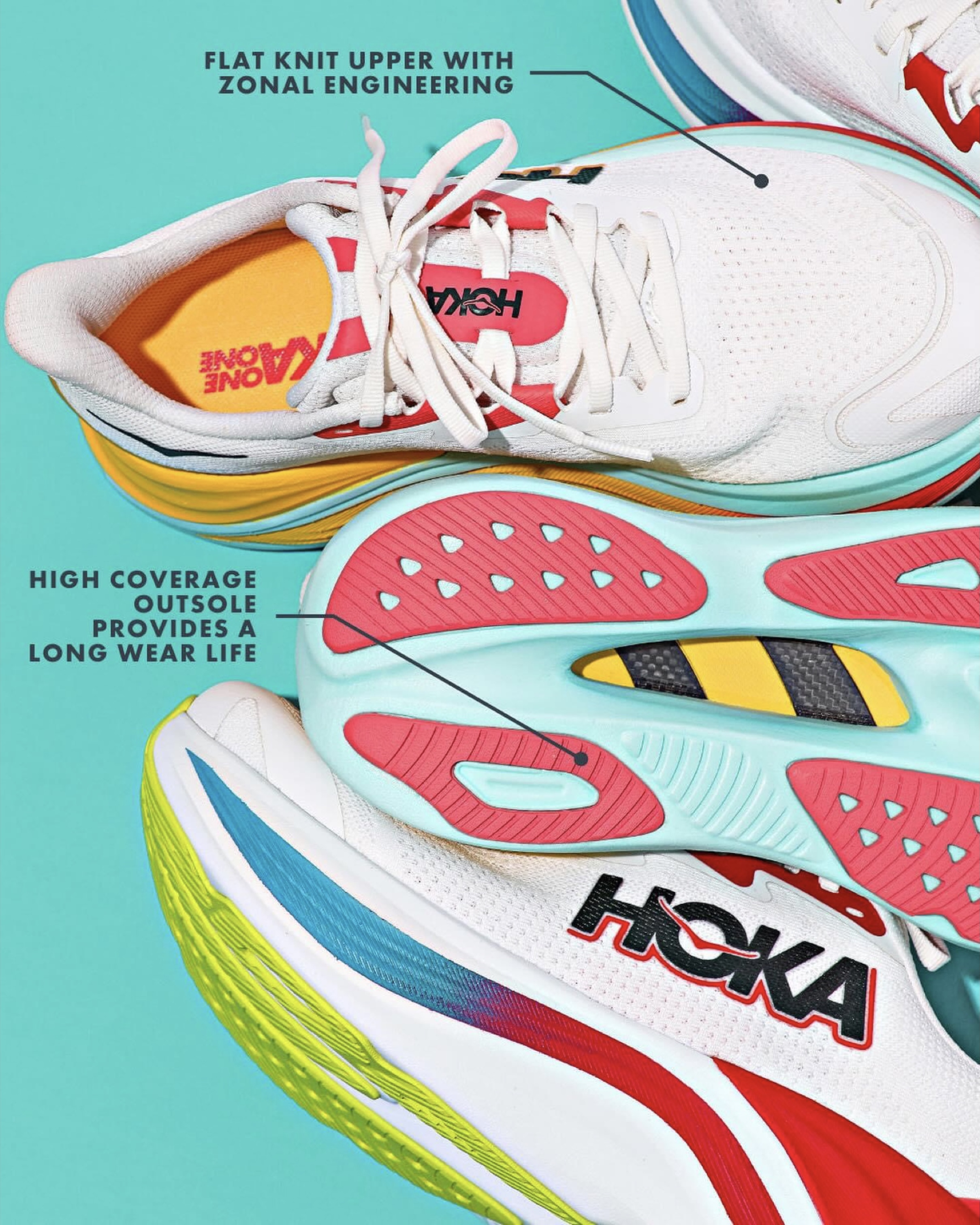 รองเท้าวิ่ง HOKA Skyward X Women #มือ2 (W8.5US)