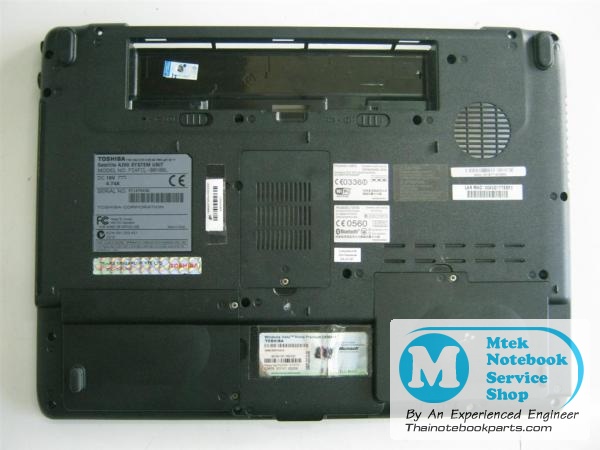 MT02851 บอดี้ล่าง Toshiba Satellite A200, A205 - V000100520 Mainboard Bottom Casing (มือสอง,ไม่มีลำโพง) 2