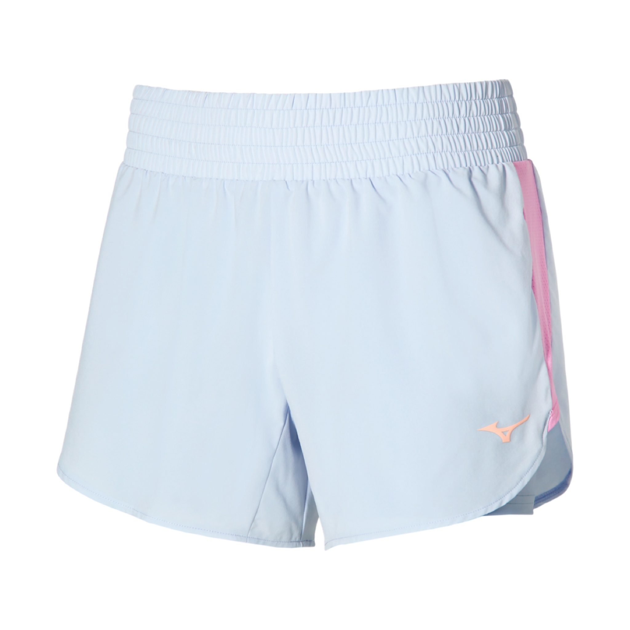 กางเกงวิ่ง Mizuno 2in1 4.5” Running Shorts Women ‘Halogen Blue’ (S,M,L)
