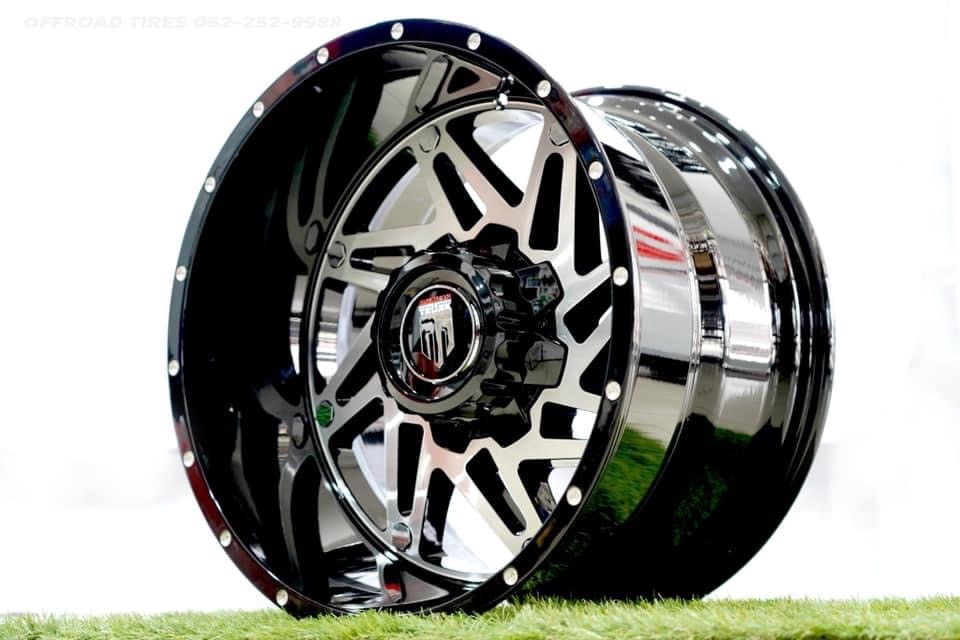 ล้อแท้ เมกา มาใหม่ หล่อก่อนใคร ขอบ 22 ซื้อล้อแถมยาง MT 35X12.5-22 เริ่มต้นชุด 79000 เท่านั้น