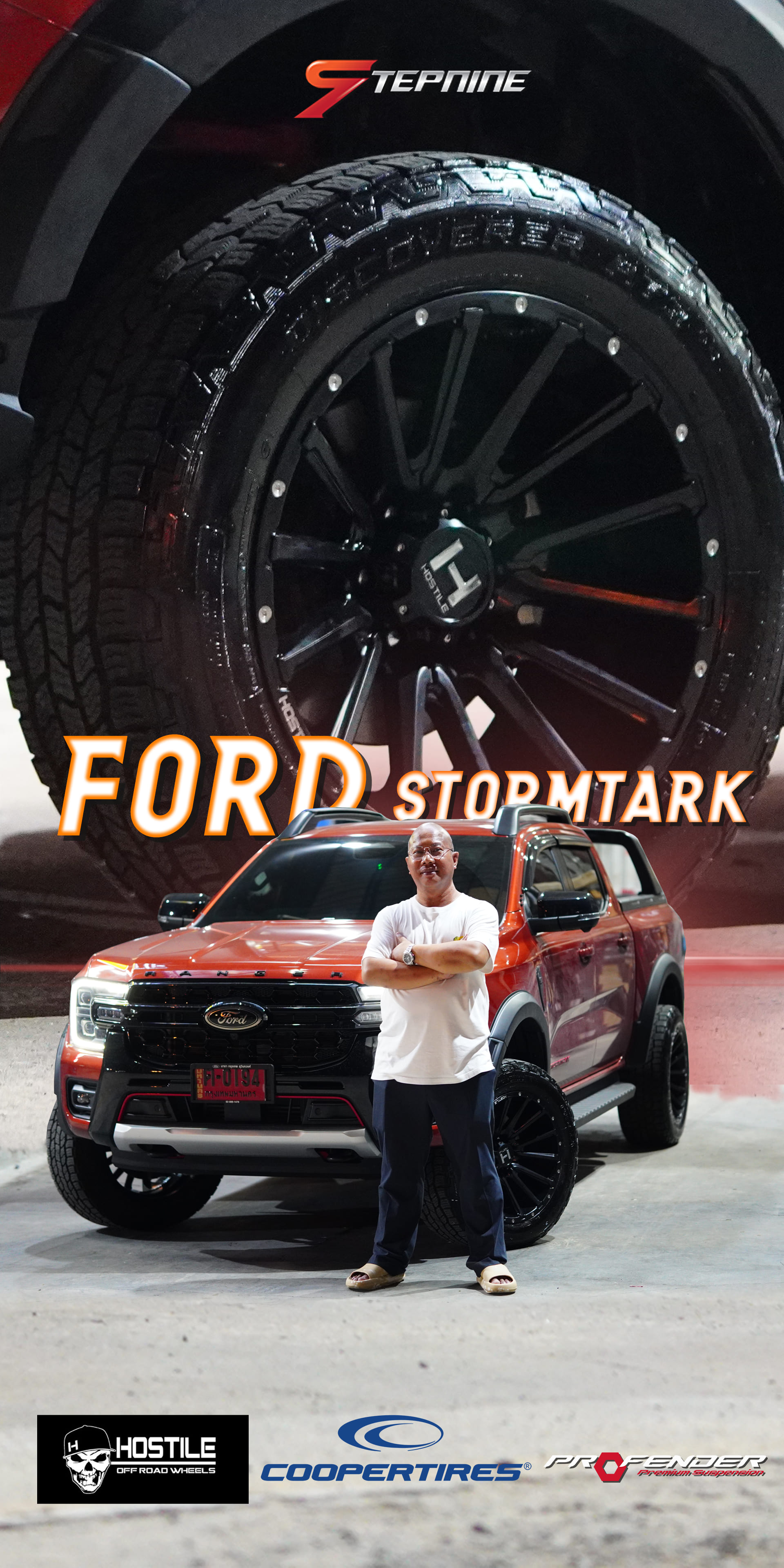 Ford Ranger Stormtrak ลูกค้าบอกเห็นสโลแกนร้านแล้วอดใจไม่ไหว "ให้มันจบที่ร้านเรา"