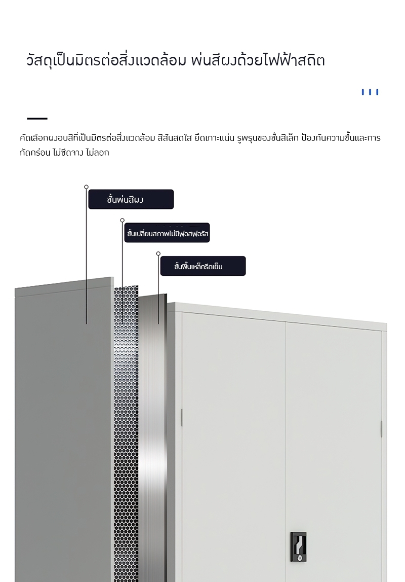 ตู้เก็บเครื่องมืออเนกประสงค์ บานประตูคู่ เก็บอะไหล่ เครื่องมือช่าง รุ่น SSM-01