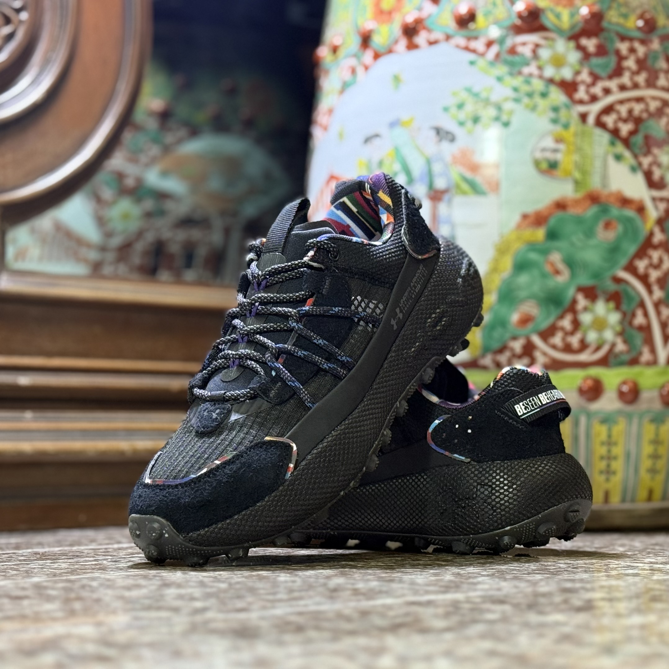 รองเท้าเดินป่า Under Armour Flat Tire Venture Pro BHM ‘LIMITED’ BLACK (M8US)