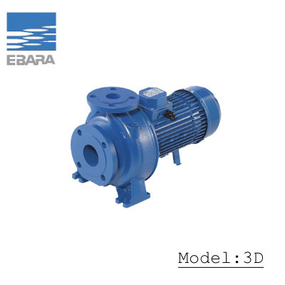 Ebara 3D 32-200/3.0 ปั๊มเหล็กหล่อ - 3 สาย Ebara